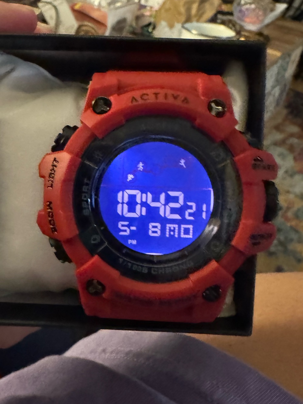 NEW IN BOX ACTIVA x INVICTA summit digital red sport watch